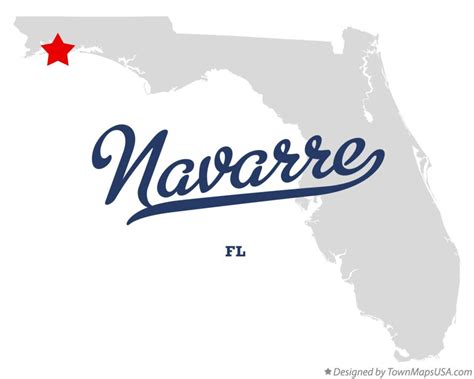 Map of Navarre, FL, Florida