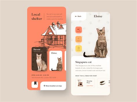 Adopt a cat by Toma on Dribbble