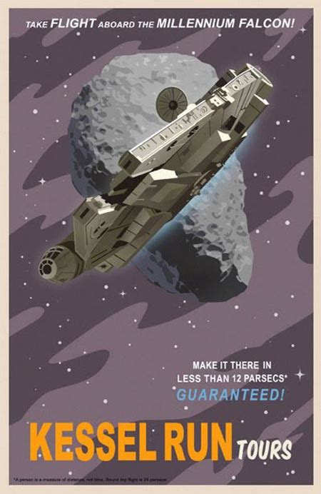 Vintage Star Wars Travel Posters by Steve Thomas | Gadgetsin