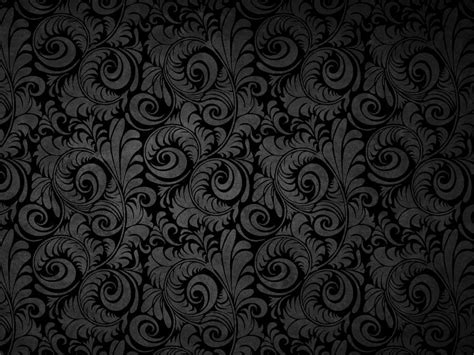 🔥 Download Black Floral Patterns Background Wallpaper For Powerpoint by ...