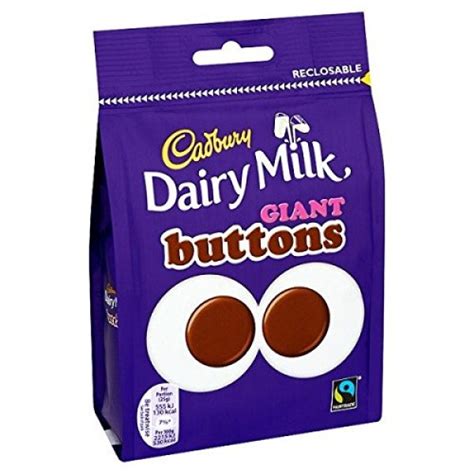 Cadbury Dairy Milk Giant Buttons Chocolate 119g Bag