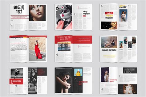 InDesign Multiple Magazine Layout