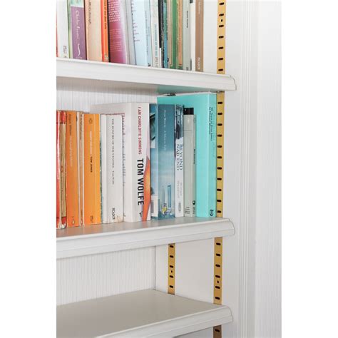 Altro Flat Bookcase Strip - 1829 x 19mm - Electro Brass Plated | IronmongeryDirect | Same Day ...