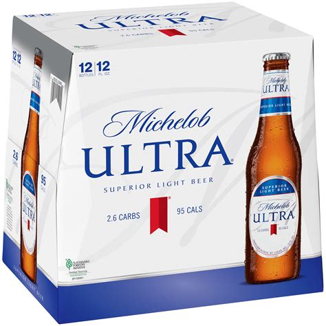 Michelob Ultra Superior Light Beer - 12pk/12 fl oz Bottles – BrickSeek