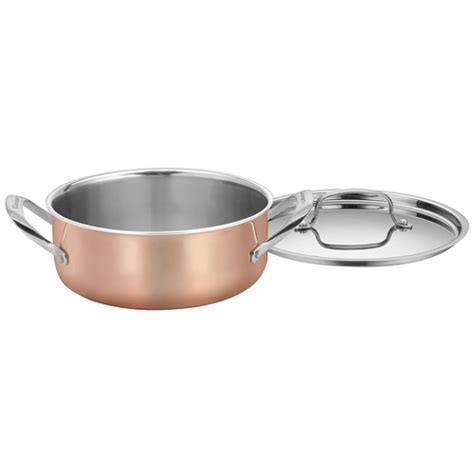 Cuisinart Copper Tri-Ply Stainless Steel 11-Piece Cookware Set CTPG ...