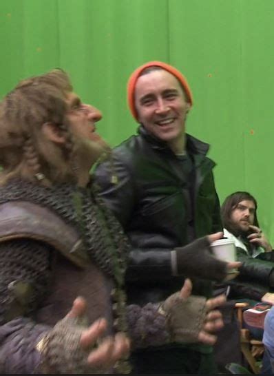 Lee pace the hobbit behind the scenes.