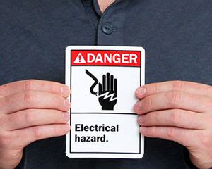 Electrical Safety Labels | Electrical Warning Stickers