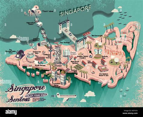 Sentosa Island Map