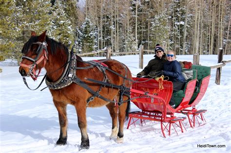 A sleigh ride at Snow Mountain Ranch - HeidiTown