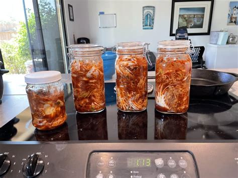 Made some kimchi : r/fermentation