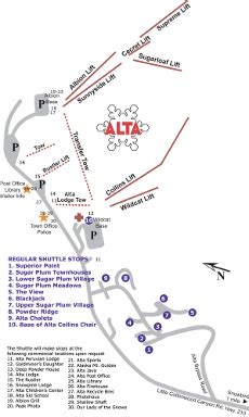 Accommodation Alta - Piste-Maps