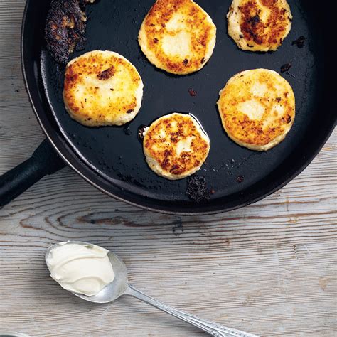 Syrniki (Farmer’s Cheese Pancakes) Recipe | Epicurious