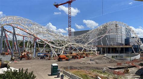 Photos: TRON Roller Coaster Construction at Magic Kingdom 6/2/21 | WDW Daily News