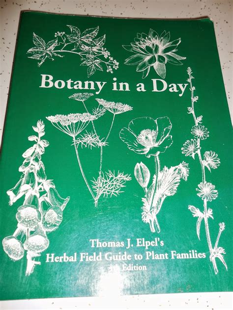 Rosemary's Sampler: Book Review: Botany in a Day