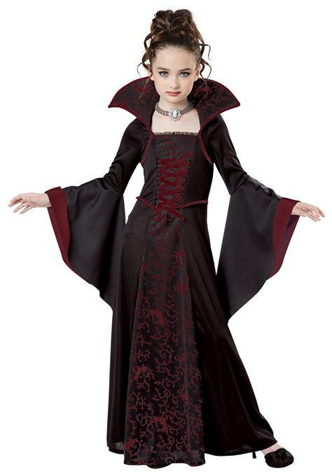 Girls Royal Vampire Halloween Costume | Vampire Halloween Costumes