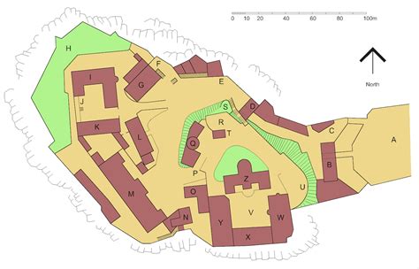 Edinburgh Castle Scotland Map