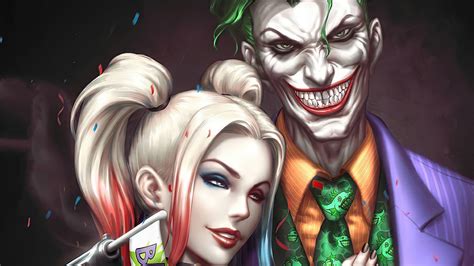 1920x1080 Joker And Harley Quinn Love 4k Laptop Full HD 1080P ,HD 4k Wallpapers,Images ...