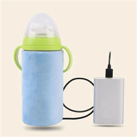 USB Baby Bottle Warmer Portable Milk Travel Cup Warmer Heater Infant Feeding Bottle Bag Storage ...