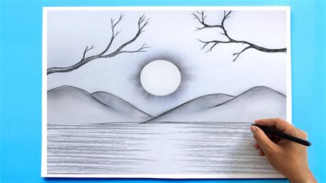 Easy Pencil Drawing Of Landscapes