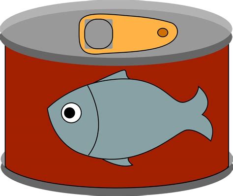 Canned food, illustration, vector on white background. 13503977 Vector ...