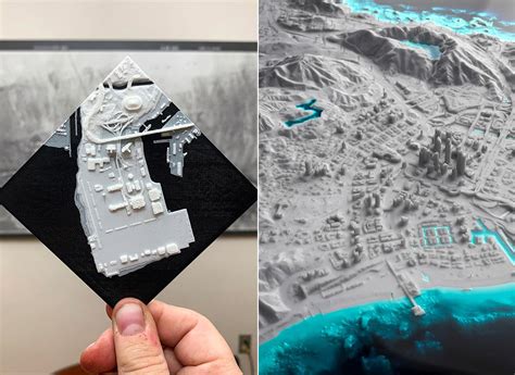 Ultra Detailed 3D-Printed GTA V San Andreas Map Might be the Craziest Ever - TechEBlog