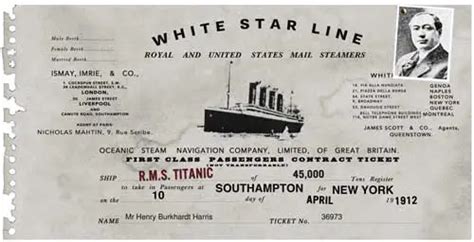 Titanic Tickets : Make Your Own Titanic Ticket