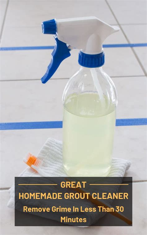 Great Homemade Grout Cleaner! Remove Grime In Less Than 30 Minutes - 101CleaningTips.net