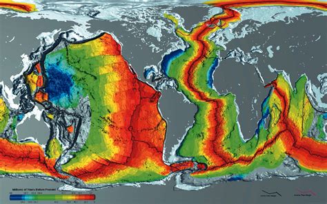 Mid Ocean Ridges Map