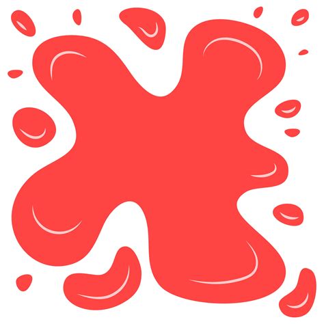 Red splash on a white background. Vector illustration 13469889 Vector Art at Vecteezy