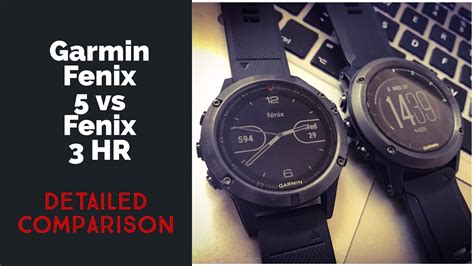 Garmin Fenix 5 vs Fenix 3 HR feature comparison // Best fitness watch 2017 - YouTube