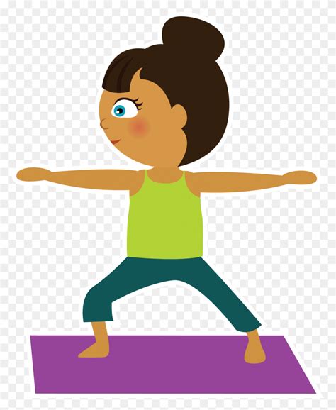 Kids Yoga Poses Clip Art