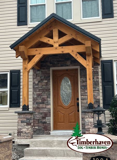 Timber Frame Porch System: “It is just perfect!” - Timberhaven Log & Timber Homes