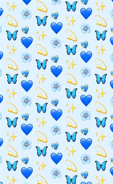 Blue Aesthetic Blue Wallpaper Blue Emoji Blue Aesthetic Wallpaper Blue ...