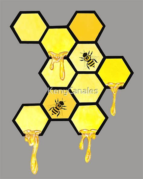 "Honey Bee Hive" by KenyCanales | Redbubble