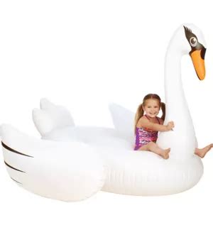 Giant Swan Pool Float 66 1/4in x 78 1/2in - Party City