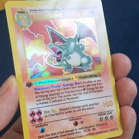 Shiny Charizard Pokemon Card - Printable Cards