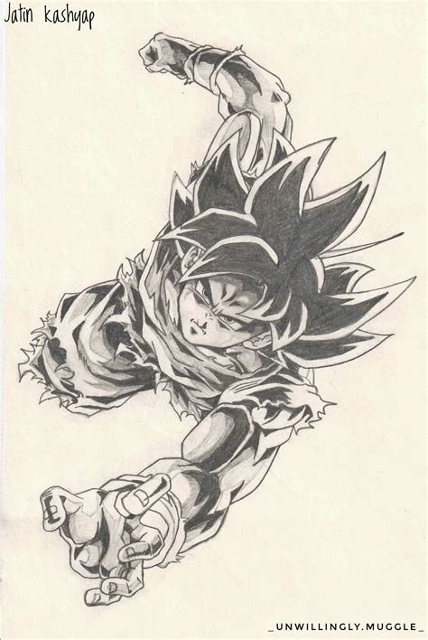 awesomebuu: Dragon Ball Z Drawings In Pencil / Goku S Ultra Instinct Pencil Drawing By Me Dbz ...