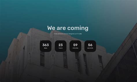 30+ Best Coming Soon Page Templates For Inspiration - 365 Web Resources