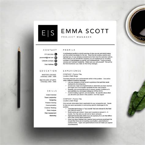 Resume Templates 2024 Free - Dinah Flossie