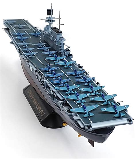 1/700 Academy USS Yorktown CV-5 Aircraft Carrier Plastic Model Kit - FreeTimeHobbies.com