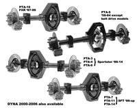 Trike Rear Axle Conversions from Paughco | Motorcycle Cruiser