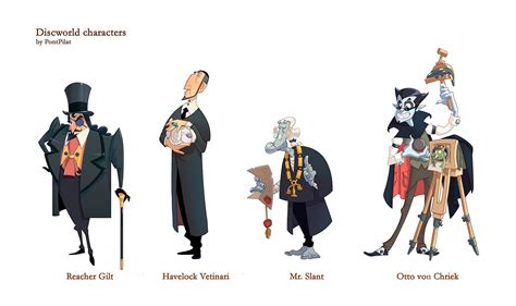 Discworld characters by PontPilat on Behance