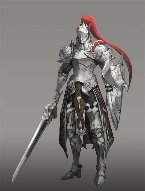 기사_knight, Yong Hwan Shin on ArtStation at https://www.artstation.com/artwork/xraoO | 鎧 イラスト ...