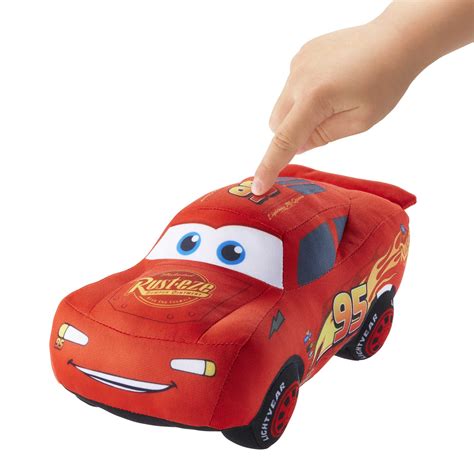 Disney and Pixar Cars Lightning McQueen Talking Soft Plush