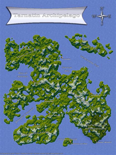 Map - Tarnatin Archipelago