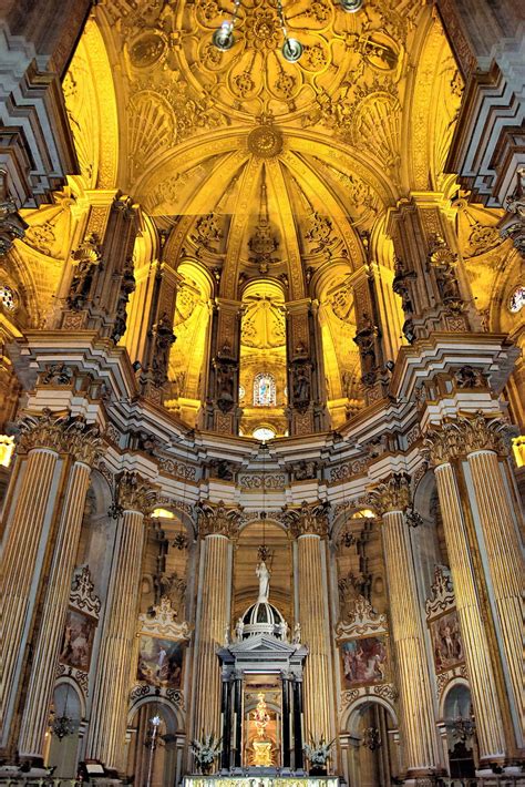 Interior of Málaga Cathedral in Málaga, Spain - Encircle Photos