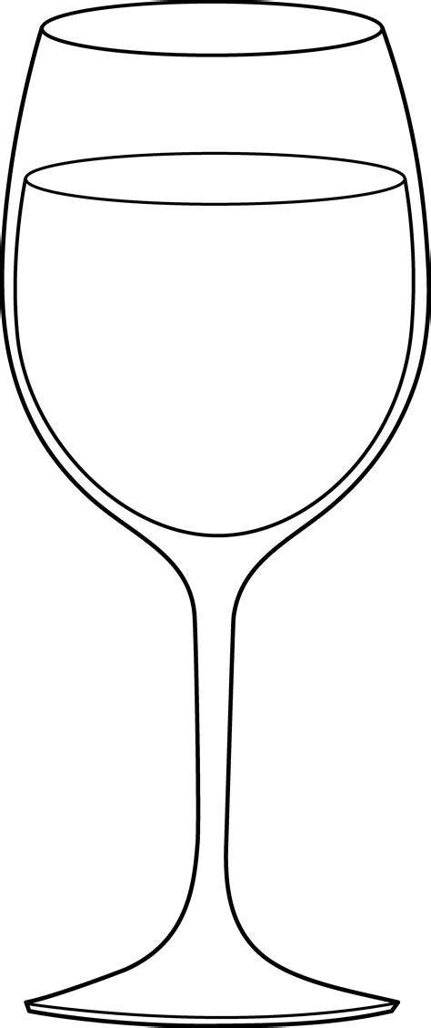 White Wine Glass Clip Art – Cliparts