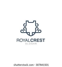 Crest Logo Template Stock Vector (Royalty Free) 307841501 | Shutterstock