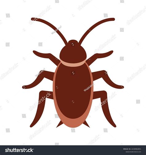 Cockroach Clipart Vector Image Stock Vector (Royalty Free) 2230962851 ...