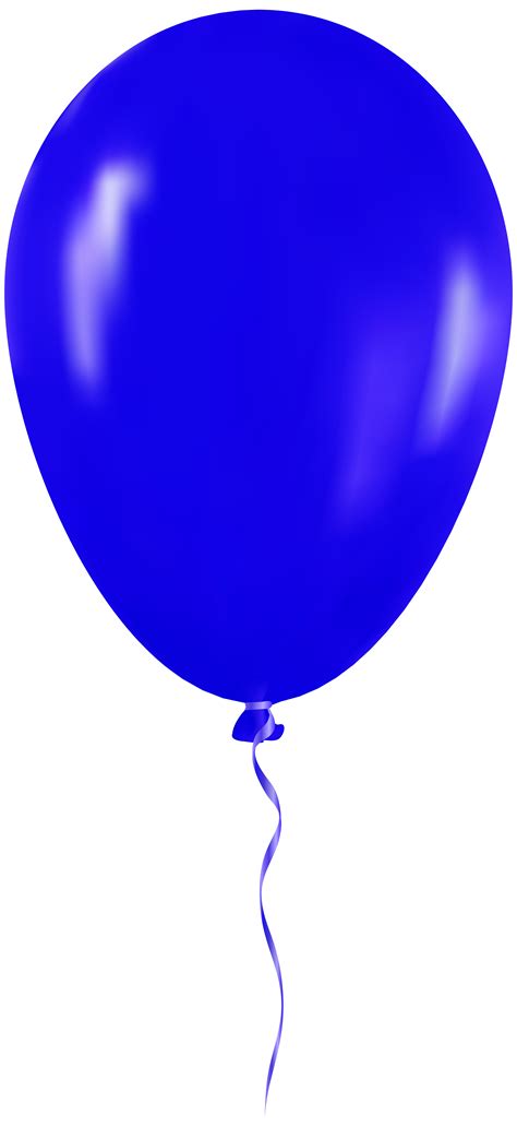 Blue Balloon PNG Clip Art - Best WEB Clipart